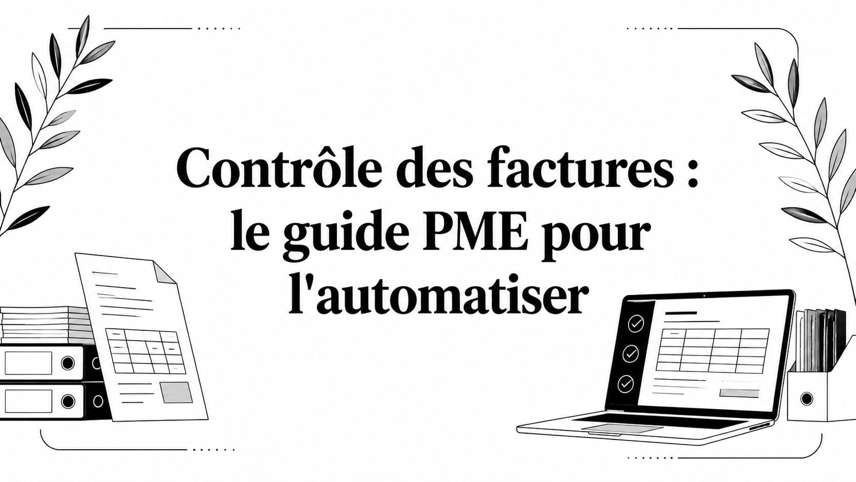 Contrôle des factures : le guide PME pour l'automatiser