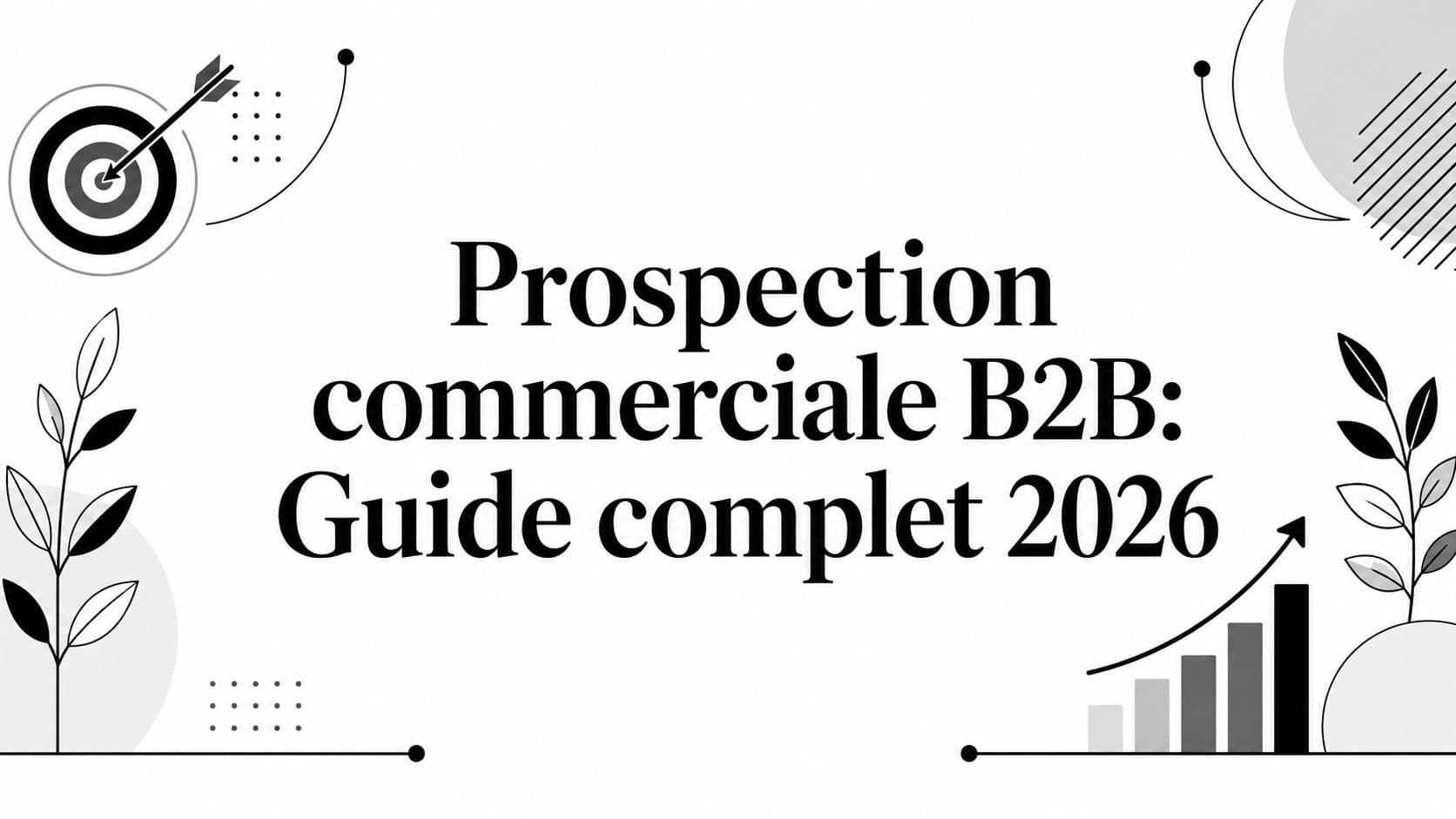 Prospection commerciale B2B: Guide complet 2026